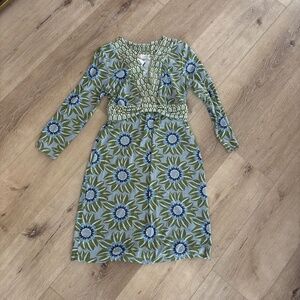 Boden Dress 2 green and blue